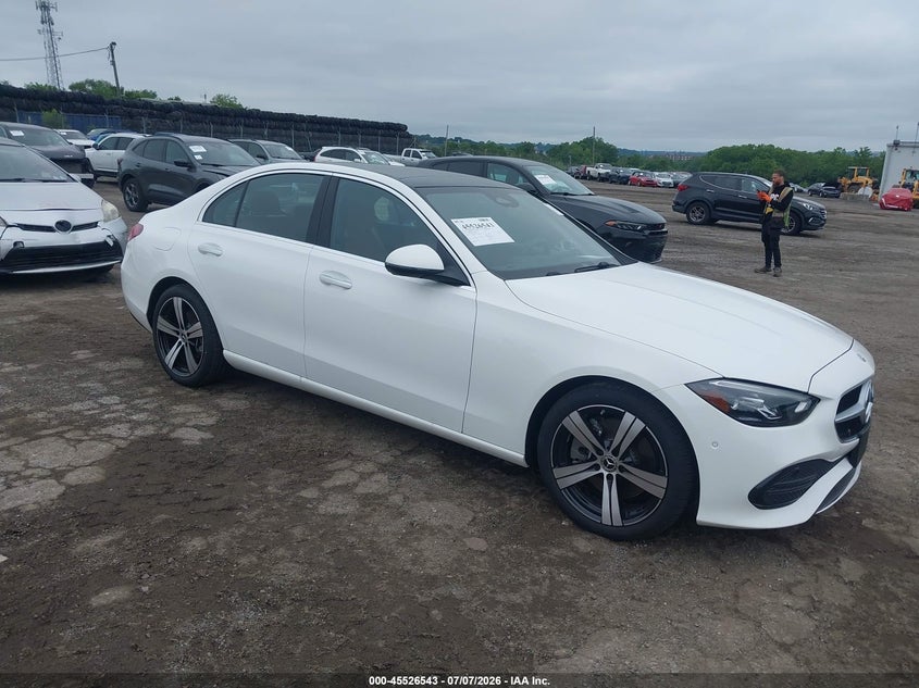 2025 Mercedes-benz C-klasse VIN W1KAF4HB0SR287716 — IAAI salvage auction photo