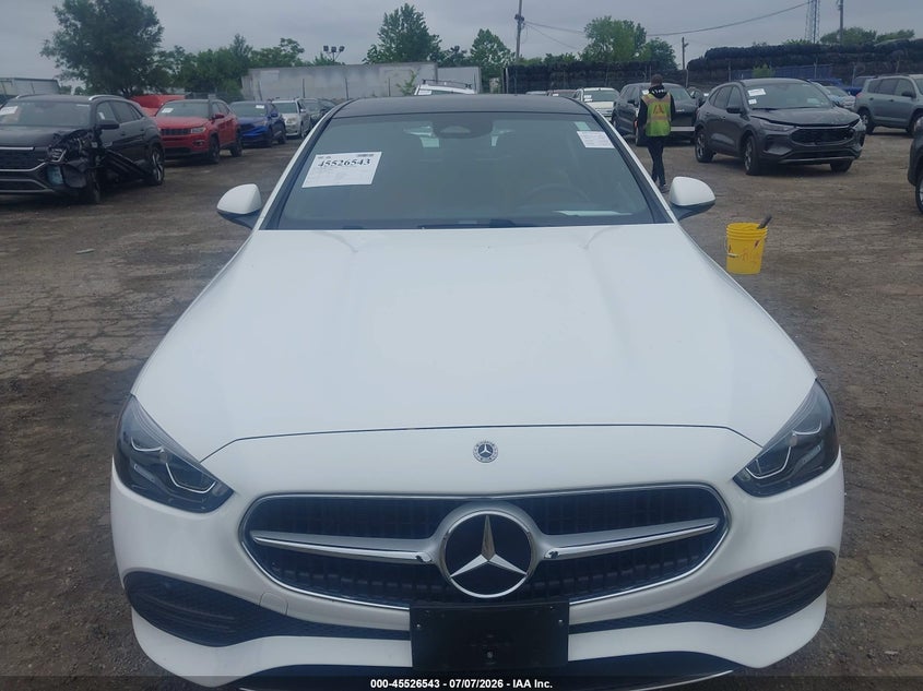 2025 Mercedes-benz C-klasse VIN W1KAF4HB0SR287716 IAAI salvage auction — UNDERCARRIAGE, Wait Title, sold $31,225 on 2026-08-21 (photo 6)