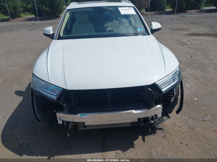 2019 Audi Q5 VIN WA1ANAFYXK2139174 IAAI salvage auction — FRONT END, Salvage Title, sold $7,200 on 2026-07-28 (photo 6)