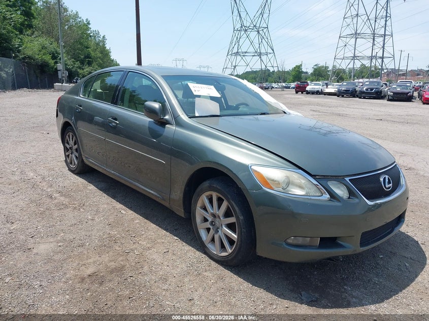 2006 Lexus Gs 300 VIN JTHCH96S360019457 IAAI salvage auction — NORMAL WEAR, Clear (Pennsylvania), sold $475 on 2026-07-31 (photo 1)