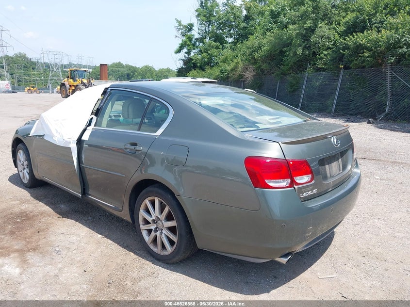 2006 Lexus Gs 300 VIN JTHCH96S360019457 IAAI salvage auction — NORMAL WEAR, Clear (Pennsylvania), sold $475 on 2026-07-31 (photo 3)