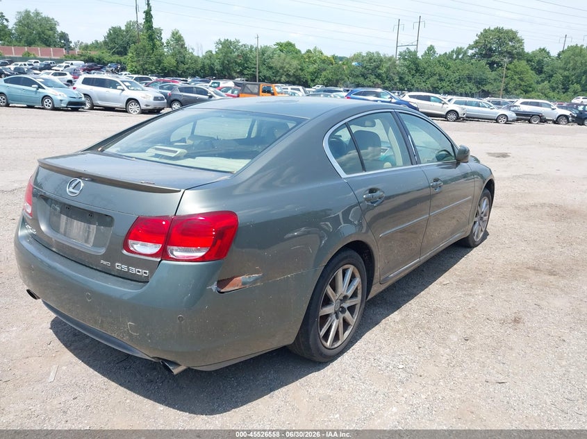 2006 Lexus Gs 300 VIN JTHCH96S360019457 IAAI salvage auction — NORMAL WEAR, Clear (Pennsylvania), sold $475 on 2026-07-31 (photo 4)
