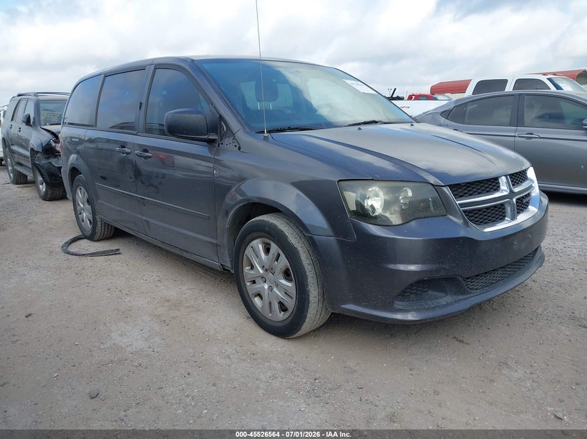 2017 Dodge Grand caravan VIN 2C4RDGBG7HR641159 IAAI salvage auction — NORMAL WEAR, Original (Texas), sold $1,750 on 2026-08-03 (photo 1)