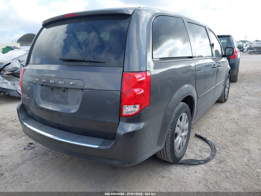 2017 Dodge Grand caravan VIN 2C4RDGBG7HR641159 IAAI salvage auction — NORMAL WEAR, Original (Texas), sold $1,750 on 2026-08-03 (photo 4)