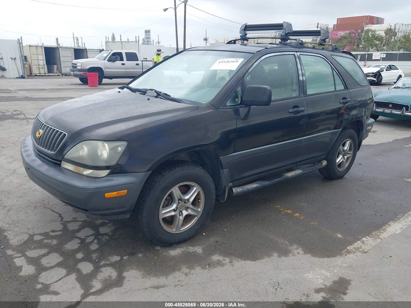 1999 Lexus Rx 300 VIN JT6GF10U7X0023301 IAAI salvage auction — LEFT & RIGHT, Clear - Dealer Only (California), sold $700 on 2026-07-22 (photo 2)