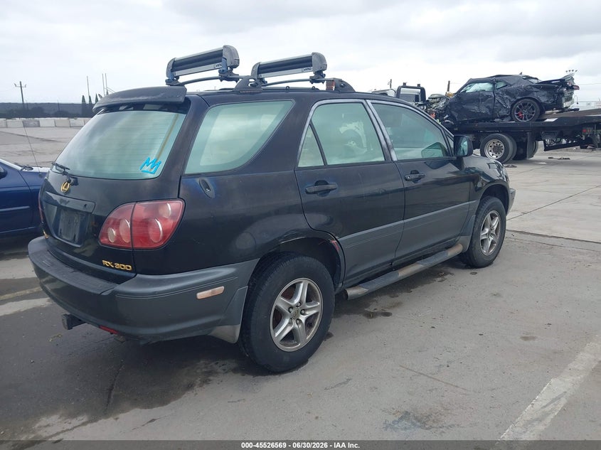 1999 Lexus Rx 300 VIN JT6GF10U7X0023301 IAAI salvage auction — LEFT & RIGHT, Clear - Dealer Only (California), sold $700 on 2026-07-22 (photo 4)