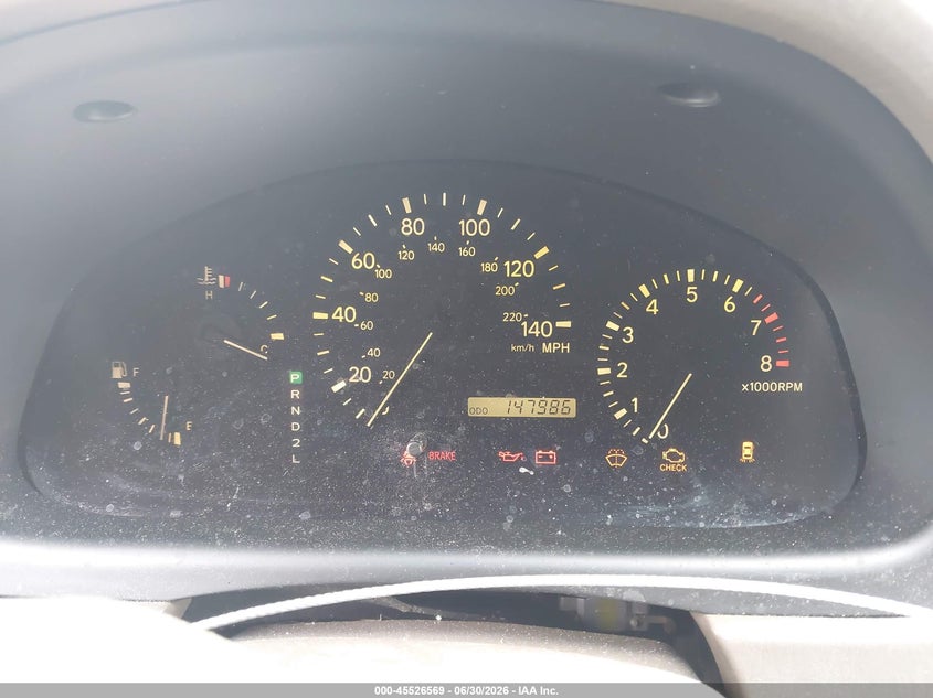 1999 Lexus Rx 300 VIN JT6GF10U7X0023301 IAAI salvage auction — LEFT & RIGHT, Clear - Dealer Only (California), sold $700 on 2026-07-22 (photo 7)
