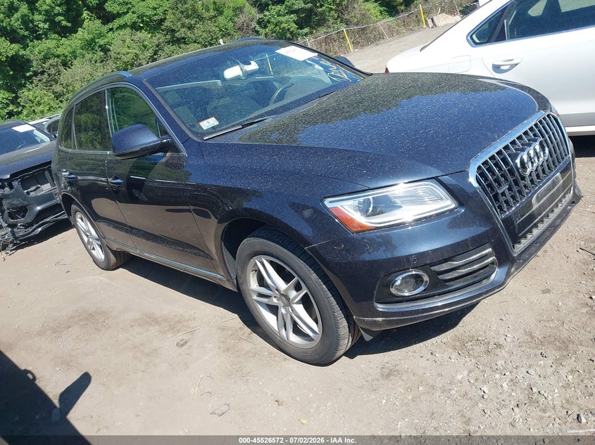 2015 Audi Q5 VIN WA1CMAFP5FA126749 IAAI salvage auction — UNDERCARRIAGE, Salvage (Massachusetts), sold $4,650 on 2026-07-24 (photo 1)