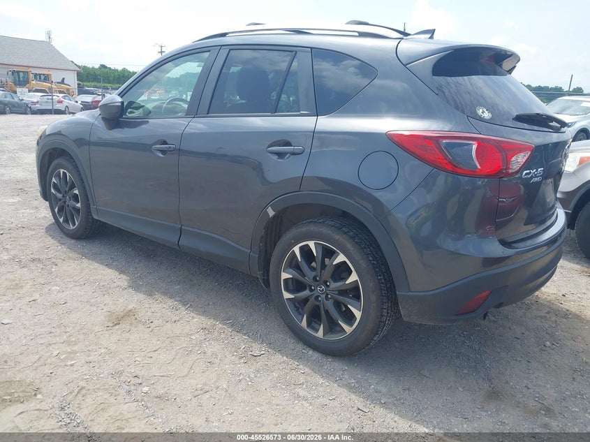 2016 Mazda Cx-5 VIN JM3KE4DY8G0607380 IAAI salvage auction — NORMAL WEAR, Clear (Pennsylvania), sold $3,150 on 2026-07-08 (photo 3)