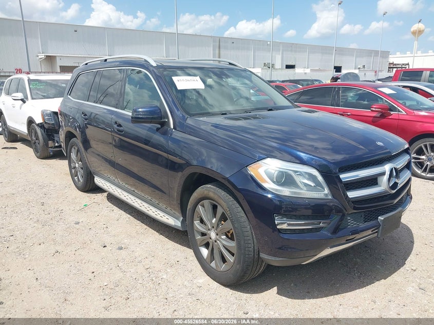 2013 Mercedes-benz Gl-klasse VIN 4JGDF7CEXDA224694 IAAI salvage auction — FRONT END, Clear (Texas), sold $2,400 on 2026-07-09 (photo 1)