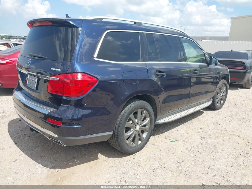 2013 Mercedes-benz Gl-klasse VIN 4JGDF7CEXDA224694 IAAI salvage auction — FRONT END, Clear (Texas), sold $2,400 on 2026-07-09 (photo 4)