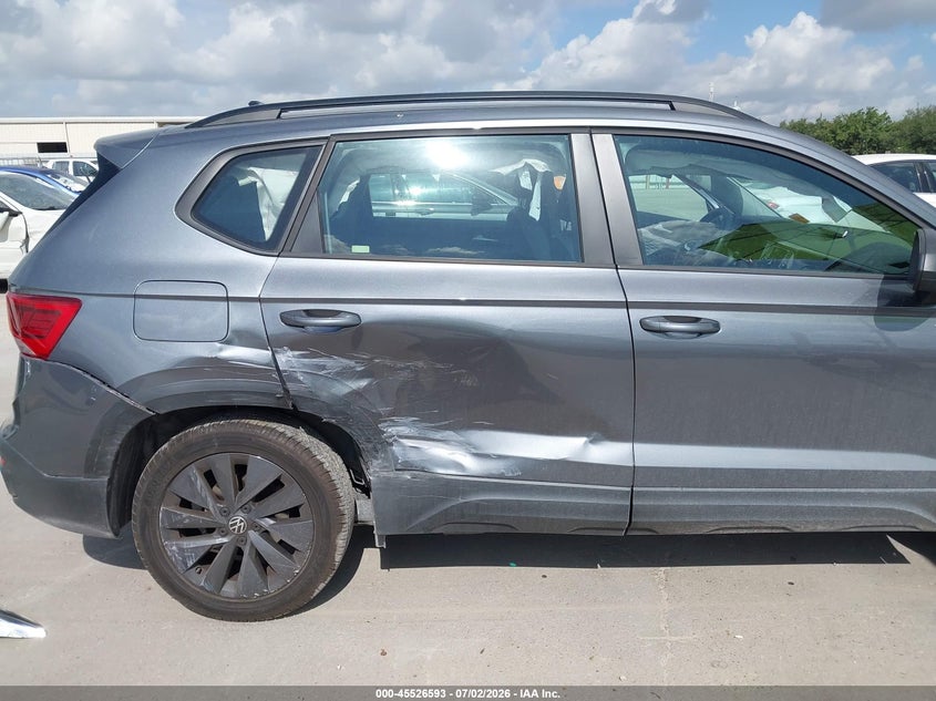 2023 Volkswagen Taos VIN 3VVCX7B28PM331398 IAAI salvage auction — RIGHT SIDE, Original (Texas), sold $7,675 on 2026-09-01 (photo 6)