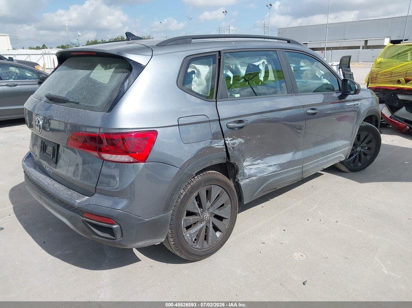 2023 Volkswagen Taos VIN 3VVCX7B28PM331398 IAAI salvage auction — RIGHT SIDE, Original (Texas), sold $7,675 on 2026-09-01 (photo 4)