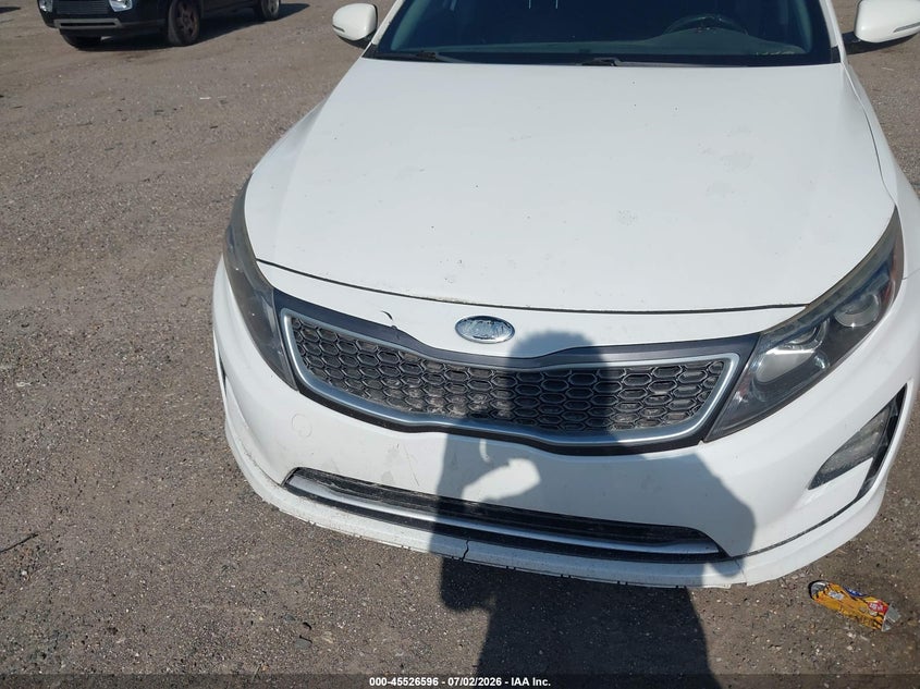2015 Kia Optima hybrid VIN KNAGN4AD7F5091740 IAAI salvage auction — NORMAL WEAR, Clear (Florida), sold $500 on 2026-07-21 (photo 6)