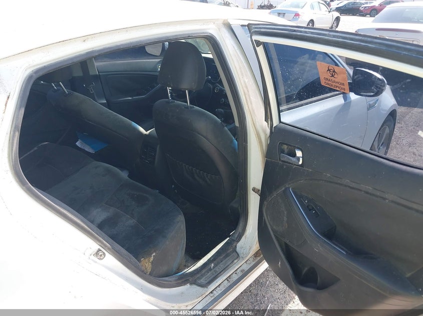 2015 Kia Optima hybrid VIN KNAGN4AD7F5091740 IAAI salvage auction — NORMAL WEAR, Clear (Florida), sold $500 on 2026-07-21 (photo 8)