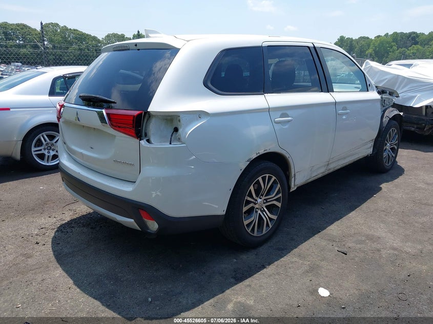 2017 Mitsubishi Outlander VIN JA4AD2A30HZ024586 IAAI salvage auction — RIGHT FRONT, Salvage (North Carolina), sold $2,000 on 2026-07-26 (photo 4)