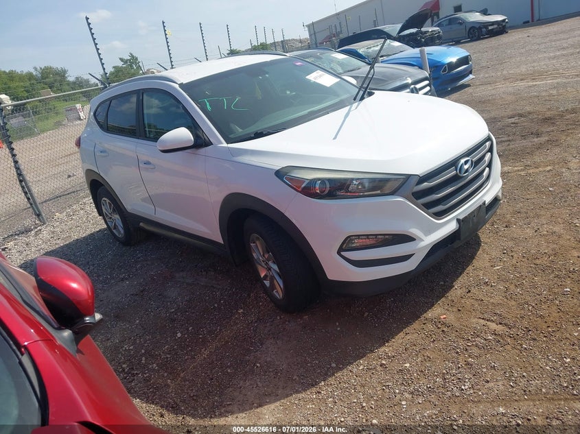 2016 Hyundai Tucson VIN KM8J3CA44GU194917 IAAI salvage auction — HAIL, Salvage (Illinois), sold $2,000 on 2026-08-01 (photo 1)