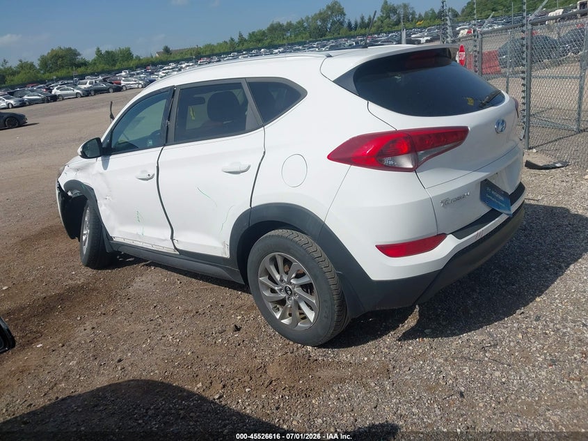 2016 Hyundai Tucson VIN KM8J3CA44GU194917 IAAI salvage auction — HAIL, Salvage (Illinois), sold $2,000 on 2026-08-01 (photo 3)