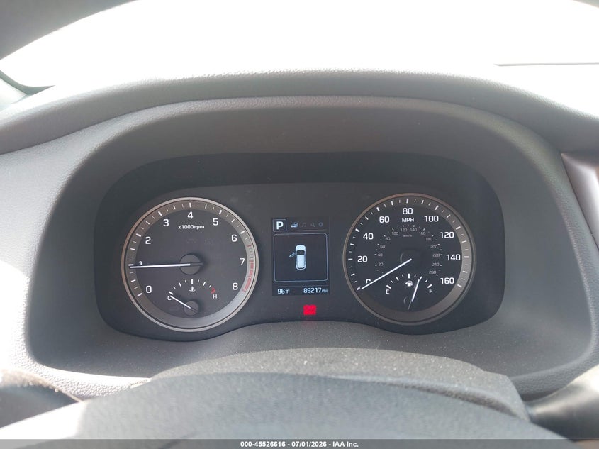 2016 Hyundai Tucson VIN KM8J3CA44GU194917 IAAI salvage auction — HAIL, Salvage (Illinois), sold $2,000 on 2026-08-01 (photo 7)
