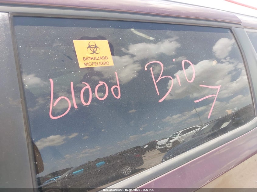 2015 Kia SEDONA VIN KNDMB5C12F6040566 IAAI salvage auction — BIO HAZARD, Salvage (Texas), sold $500 on 2026-07-28 (photo 7)