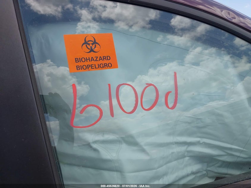 2015 Kia SEDONA VIN KNDMB5C12F6040566 IAAI salvage auction — BIO HAZARD, Salvage (Texas), sold $500 on 2026-07-28 (photo 8)