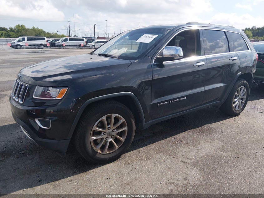 2014 Jeep Grand cherokee VIN 1C4RJEBG4EC173666 IAAI salvage auction — REAR END, Salvage (Louisiana), sold $2,500 on 2026-07-27 (photo 2)
