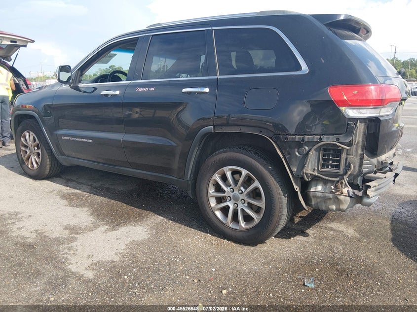 2014 Jeep Grand cherokee VIN 1C4RJEBG4EC173666 IAAI salvage auction — REAR END, Salvage (Louisiana), sold $2,500 on 2026-07-27 (photo 3)