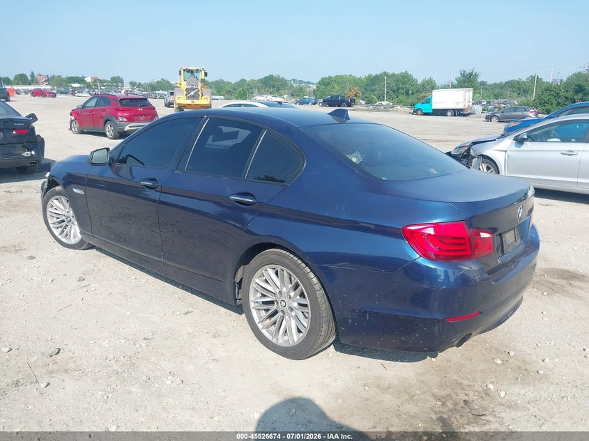 2012 BMW 5er VIN WBAFU7C58CDU58331 IAAI salvage auction — LEFT FRONT, Salvage (Pennsylvania), sold $850 on 2026-07-24 (photo 3)