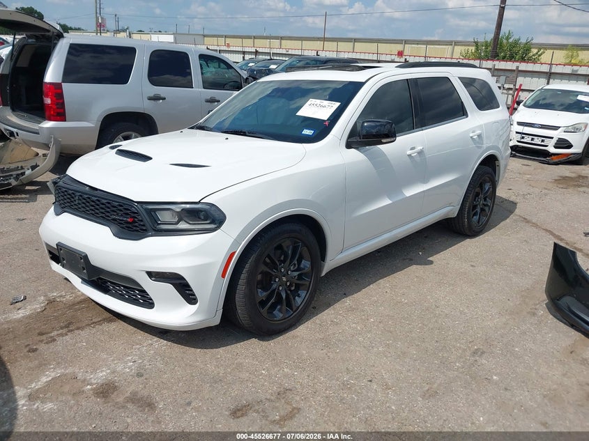 2022 Dodge Durango VIN 1C4RDHDG1NC216401 IAAI salvage auction — FRONT END, Salvage Title, sold $4,350 on 2026-08-23 (photo 2)