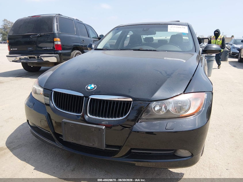 2008 BMW 3 series VIN WBAVC53508F008493 IAAI salvage auction — FRONT END, Salvage (California), sold $1,200 on 2026-07-16 (photo 6)