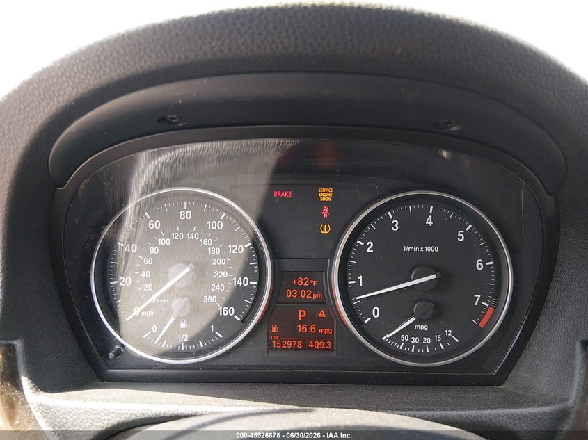 2008 BMW 3 series VIN WBAVC53508F008493 IAAI salvage auction — FRONT END, Salvage (California), sold $1,200 on 2026-07-16 (photo 7)