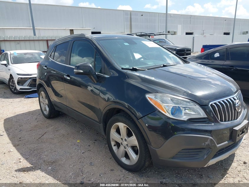 2015 Buick Encore VIN KL4CJASB3FB169919 IAAI salvage auction — RIGHT FRONT, Original (Texas), sold $600 on 2026-07-08 (photo 1)