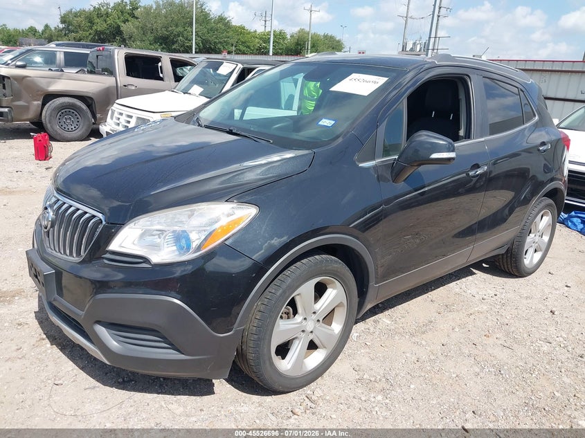 2015 Buick Encore VIN KL4CJASB3FB169919 IAAI salvage auction — RIGHT FRONT, Original (Texas), sold $600 on 2026-07-08 (photo 2)
