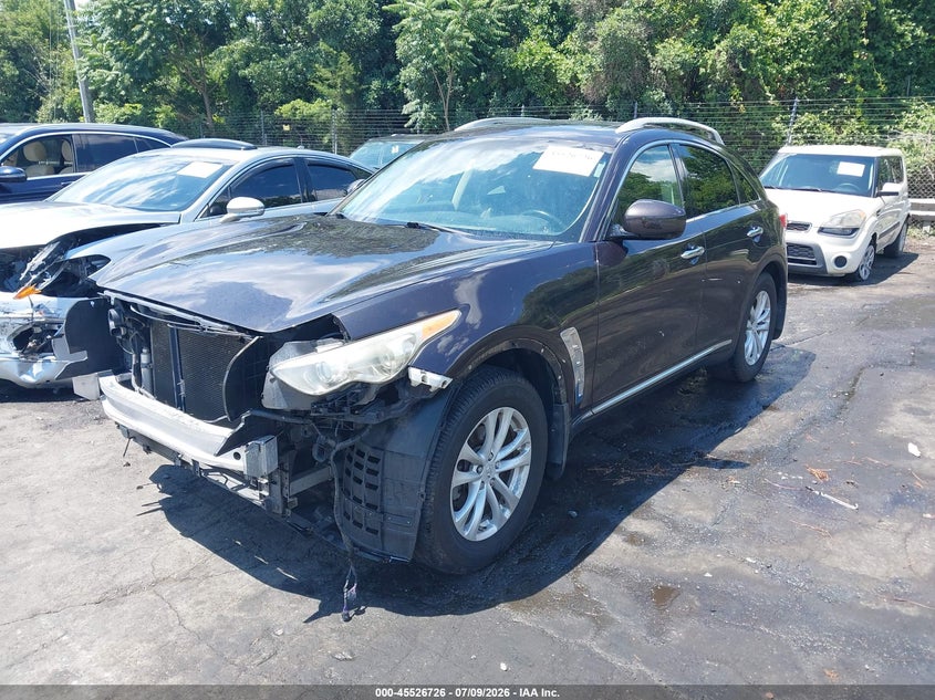 2012 Infiniti Fx VIN JN8AS1MW7CM151521 IAAI salvage auction — FRONT END, Salvage Title, sold $750 on 2026-08-19 (photo 2)