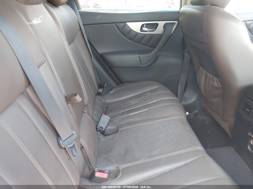 2012 Infiniti Fx VIN JN8AS1MW7CM151521 IAAI salvage auction — FRONT END, Salvage Title, sold $750 on 2026-08-19 (photo 8)