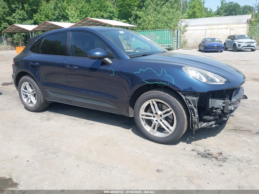 2017 Porsche Macan VIN WP1AA2A51HLB07929 IAAI salvage auction — FRONT END, Salvage - 75% Or Less (Maryland), sold $7,500 on 2026-08-18 (photo 1)