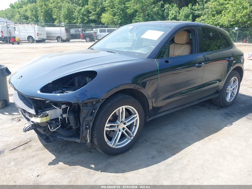 2017 Porsche Macan VIN WP1AA2A51HLB07929 IAAI salvage auction — FRONT END, Salvage - 75% Or Less (Maryland), sold $7,500 on 2026-08-18 (photo 2)