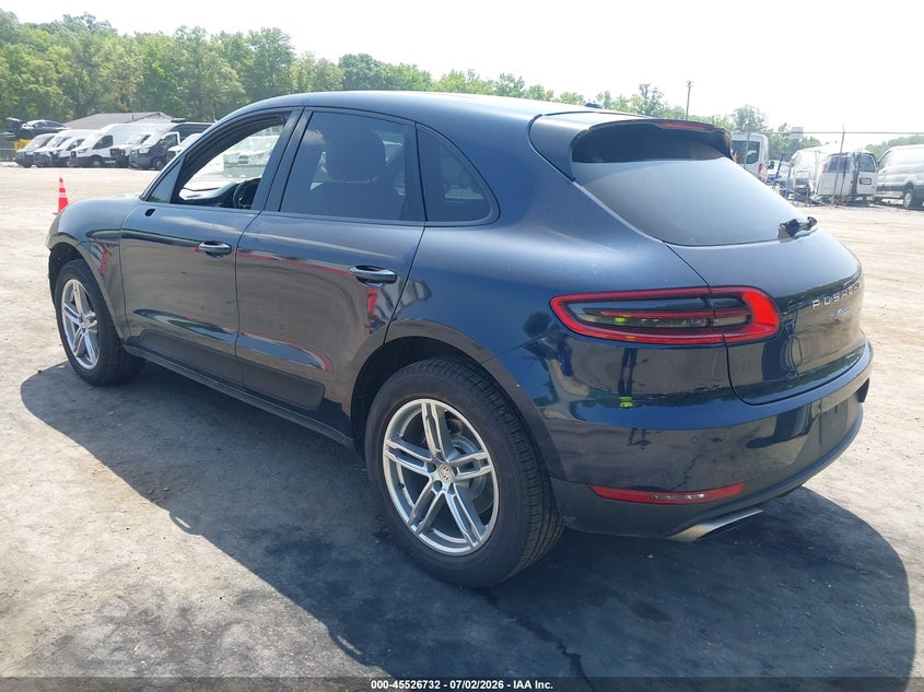 2017 Porsche Macan VIN WP1AA2A51HLB07929 IAAI salvage auction — FRONT END, Salvage - 75% Or Less (Maryland), sold $7,500 on 2026-08-18 (photo 3)