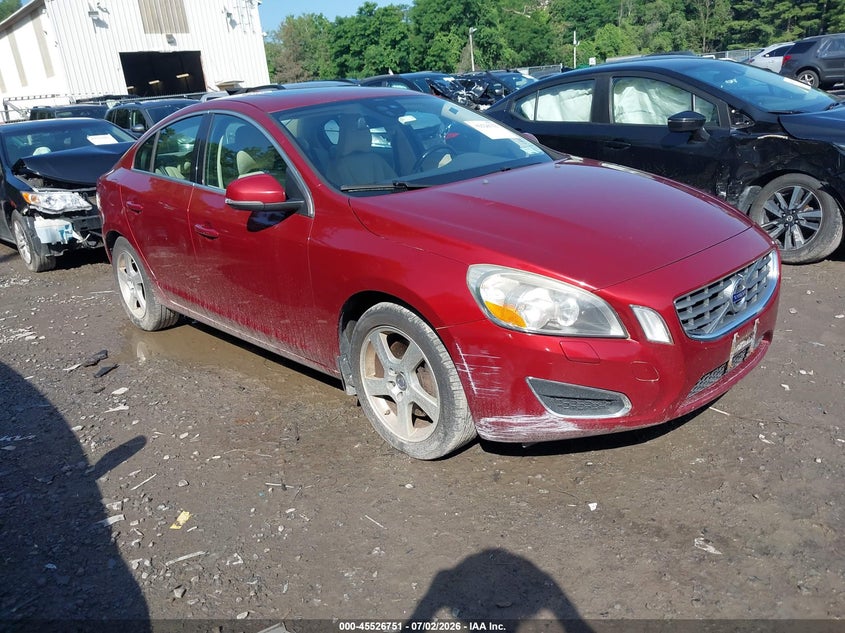 2012 Volvo S60 VIN YV1622FS7C2107851 IAAI salvage auction — NORMAL WEAR, Clear (New York), sold $300 on 2026-07-17 (photo 1)