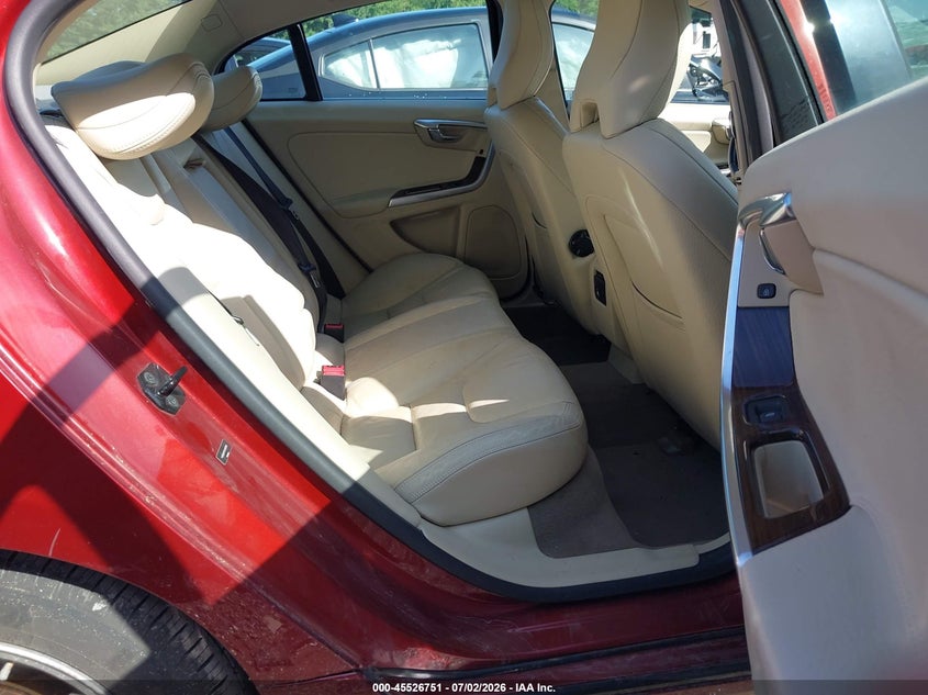 2012 Volvo S60 VIN YV1622FS7C2107851 IAAI salvage auction — NORMAL WEAR, Clear (New York), sold $300 on 2026-07-17 (photo 8)