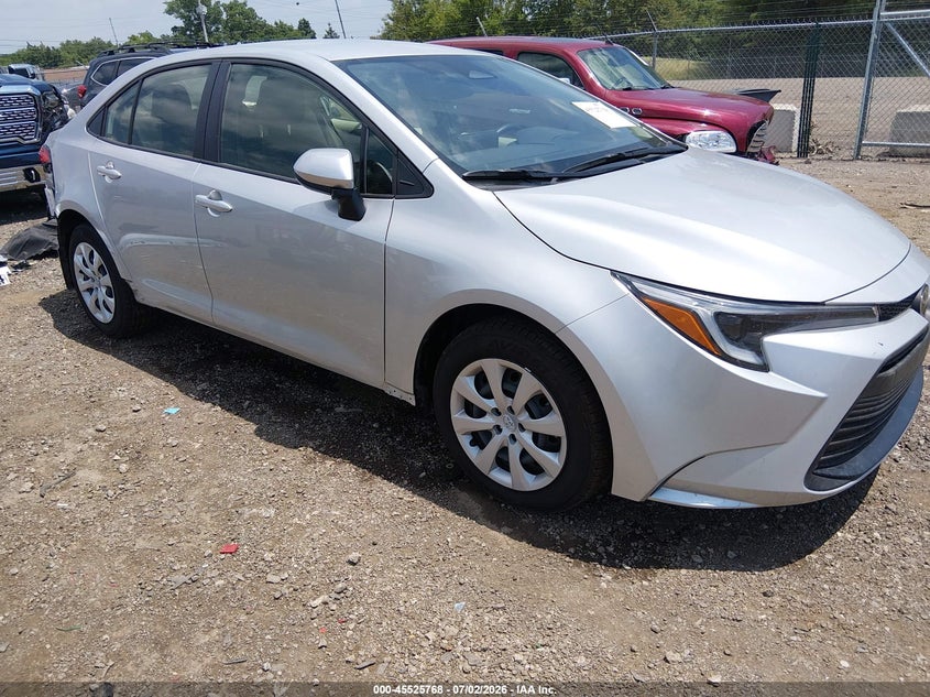 2026 Toyota Corolla VIN JTDBCMFE4T3137634 IAAI salvage auction — REAR END, Salvage Title, sold $6,900 on 2026-07-26 (photo 1)