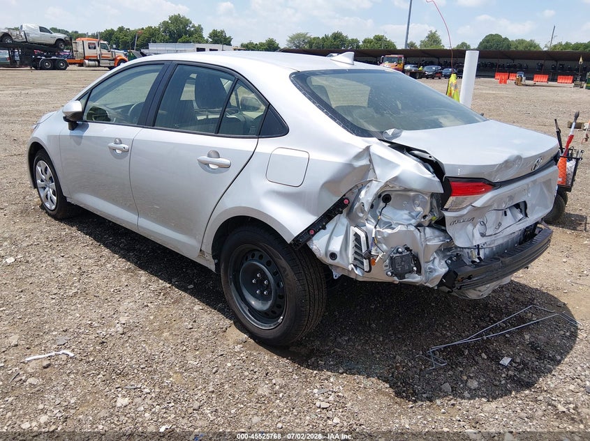2026 Toyota Corolla VIN JTDBCMFE4T3137634 IAAI salvage auction — REAR END, Salvage Title, sold $6,900 on 2026-07-26 (photo 3)