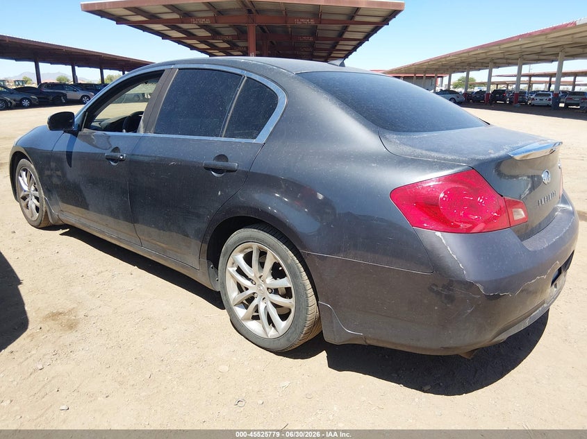 2008 Infiniti G35 VIN JNKBV61E38M217651 IAAI salvage auction — NORMAL WEAR, Clear-Dealer Only (Arizona), sold $850 on 2026-07-28 (photo 3)
