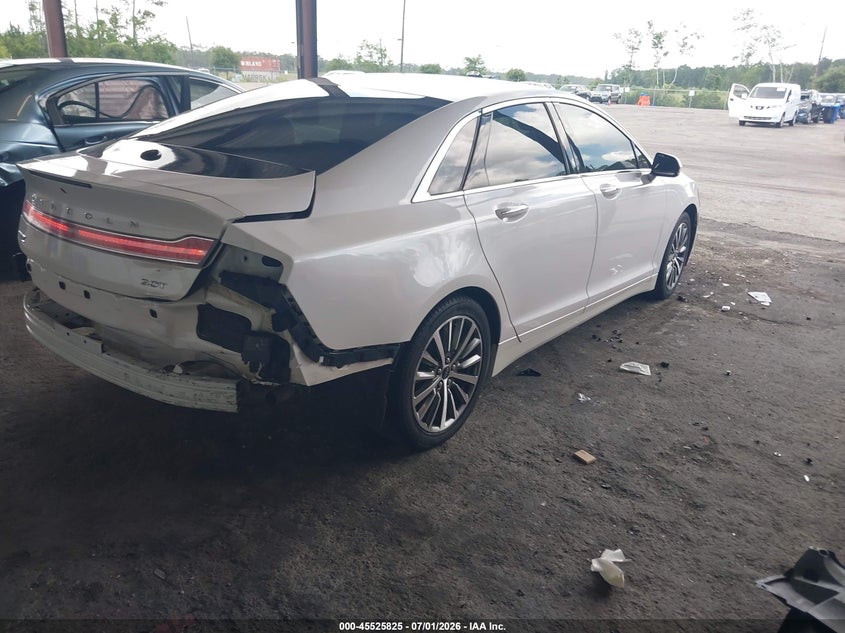 2019 Lincoln Mkz VIN 3LN6L5A91KR629499 IAAI salvage auction — REAR END, Salvage Title, sold $2,650 on 2026-07-18 (photo 4)