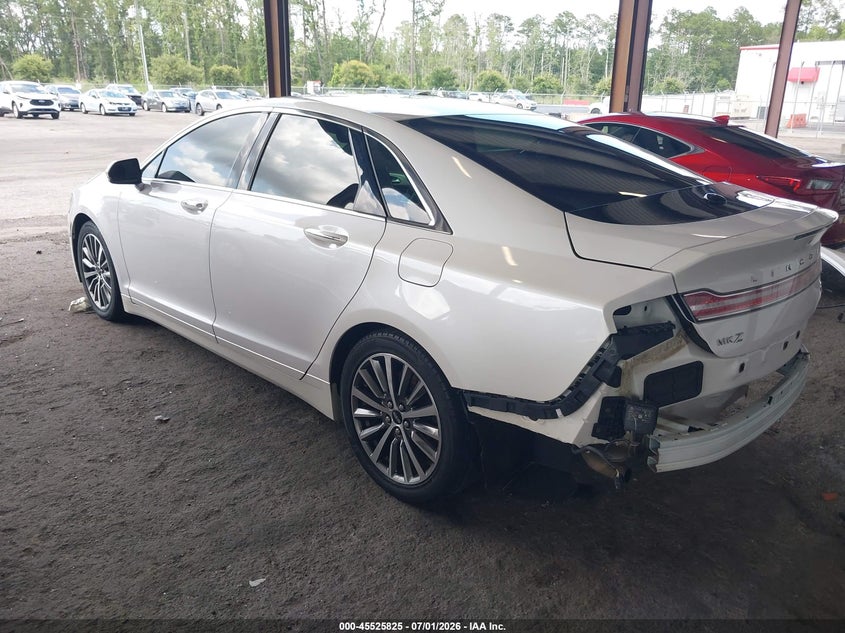 2019 Lincoln Mkz VIN 3LN6L5A91KR629499 IAAI salvage auction — REAR END, Salvage Title, sold $2,650 on 2026-07-18 (photo 3)