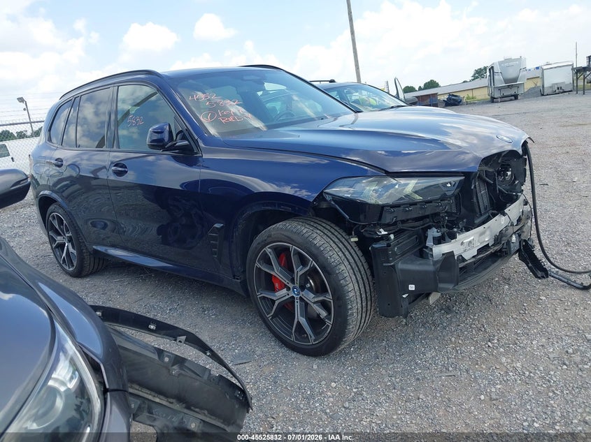 2025 BMW X5 VIN 5UX43EU09S9W80431 IAAI salvage auction — FRONT END, Rebuildable (Florida), sold $51,000 on 2026-07-20 (photo 1)