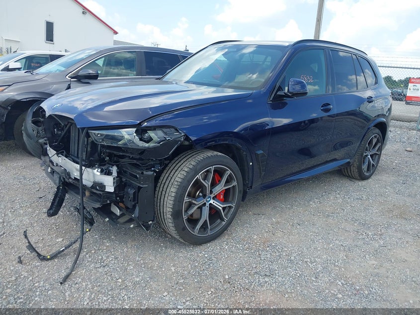 2025 BMW X5 VIN 5UX43EU09S9W80431 IAAI salvage auction — FRONT END, Rebuildable (Florida), sold $51,000 on 2026-07-20 (photo 2)