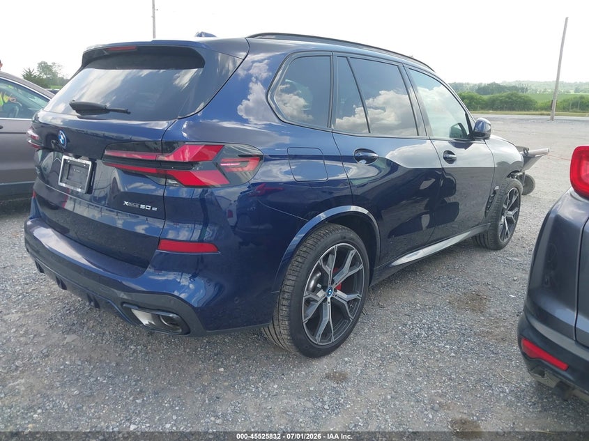 2025 BMW X5 VIN 5UX43EU09S9W80431 IAAI salvage auction — FRONT END, Rebuildable (Florida), sold $51,000 on 2026-07-20 (photo 4)
