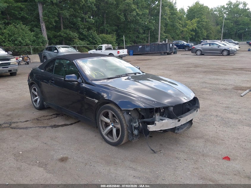 2010 BMW 6er VIN WBAEB5C51AC224914 IAAI salvage auction — FRONT & REAR, Salvage - Greater Than 75% (Maryland), sold $1,000 on 2026-07-29 (photo 1)