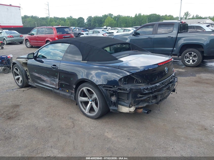 2010 BMW 6er VIN WBAEB5C51AC224914 IAAI salvage auction — FRONT & REAR, Salvage - Greater Than 75% (Maryland), sold $1,000 on 2026-07-29 (photo 3)